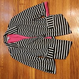 Black & White Striped Blazer